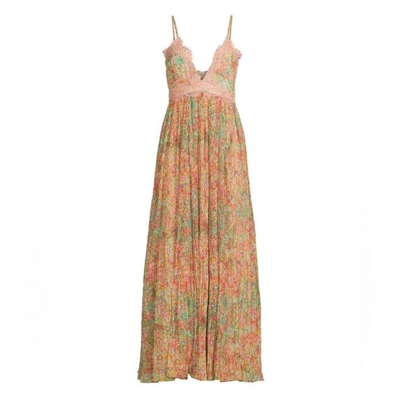 Rococo Sand Floral Maxi Dress, Revolve* Multicolor, NWT, Size XS - Picture 3 of 12